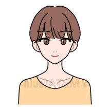 ショートヘアの女性