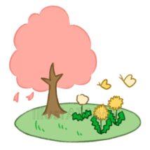 シンプルな4月の風景