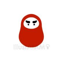 シンプルなかっこいいだるま