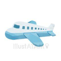 シンプルなかわいい飛行機