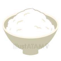 シンプルなご飯