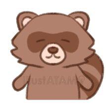 シンプルなゆるいたぬき