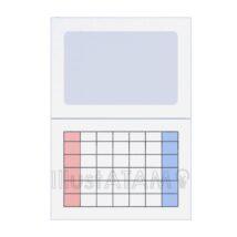 シンプルなカレンダー（無地）