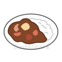 シンプルなカレー