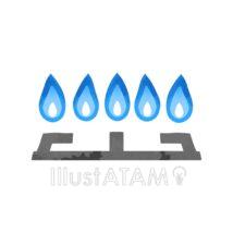 シンプルなガス