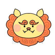 シンプルなシーサーの顔