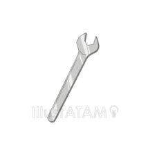 シンプルなスパナ