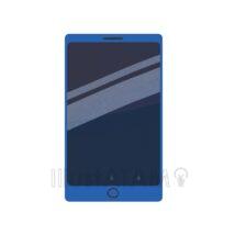 シンプルなスマホ（青色）