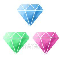 シンプルなダイヤモンド