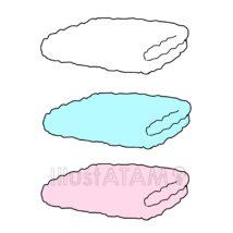 シンプルなバスタオル