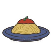 シンプルなパスタ
