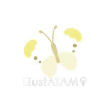 シンプルなモンシロチョウ