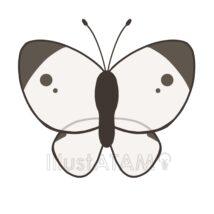 シンプルなモンシロチョウ