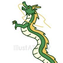 シンプルなリアルな昇り龍