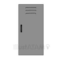 シンプルなロッカー