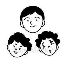 シンプルな似顔絵