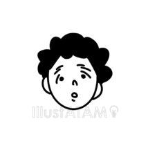 シンプルな似顔絵（お母さん）