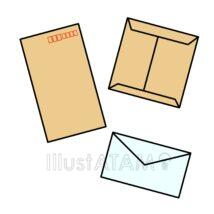 シンプルな封筒