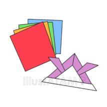 シンプルな折り紙