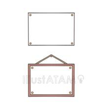 シンプルな掲示物