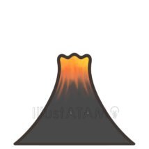 シンプルな火山