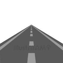 シンプルな道路