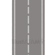 シンプルな道路（真上）