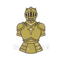 シンプルな鎧（金色）