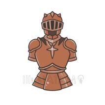 シンプルな鎧（銅色）
