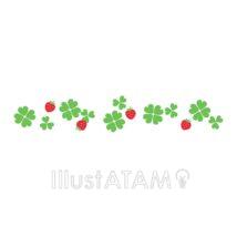 シンプルな４月のライン（いちご）