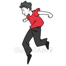 ジャンプしてる男の子