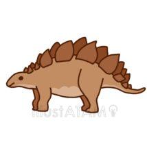 ステゴサウルス（茶色）