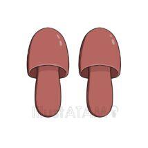 スリッパ（赤色）