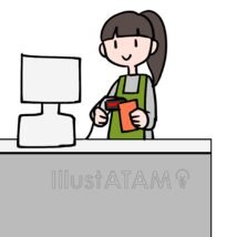 スーパー店員