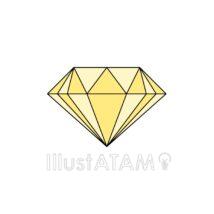 ダイヤモンド（黄色）