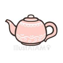 ティーポット（ピンク色）