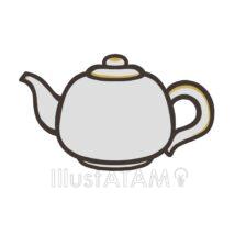 ティーポット（白色）