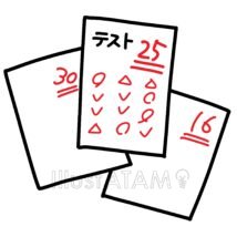 テスト（赤点）