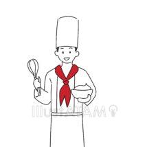 パティシエの男性