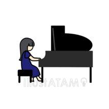 ピアニストの女の子