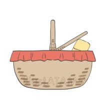 ピクニックのバスケット