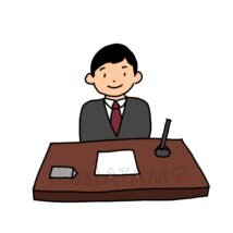 ホテルの受付,シンプル,スーツ,ビジネス,受付,接客,男性,笑顔のイラスト素材