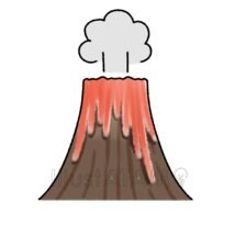 マグマのイラスト