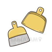 ミニほうき（黄色）