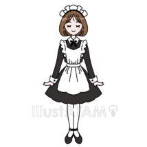 メイドの立ち絵