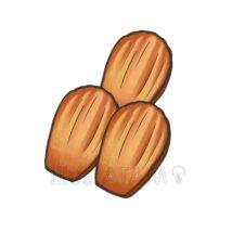 リアルなマドレーヌ（3個）