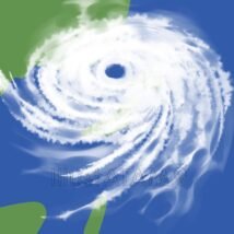 リアルな台風,リアル,台風,天気,宇宙,災害のイラスト素材