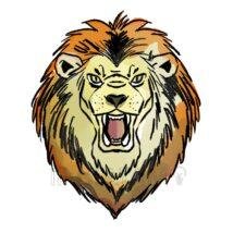 リアルな吠えるライオン