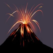 リアルな噴火