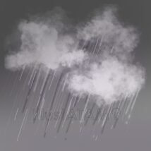 リアルな大雨